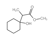 Cyclohexaneacetic acid,1-hydroxy-a-methyl-, methyl ester Structure