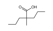 Pentanoic acid, 2-methyl-2-propyl- Structure