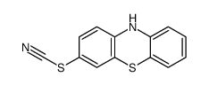 10H-phenothiazin-3-yl thiocyanate结构式