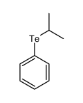 propan-2-yltellanylbenzene结构式