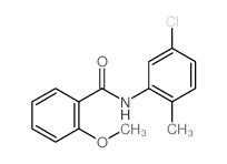 N-(5-Chloro-2-methylphenyl)-2-methoxybenzamide结构式