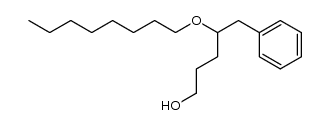 5-phenyl-4-(octyloxy)-pentan-1-ol结构式