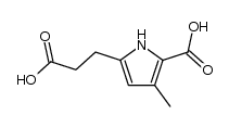 5-(2-carboxy-ethyl)-3-methyl-1H-pyrrole-2-carboxylic acid Structure