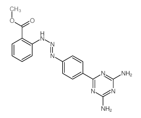 methyl 2-[[4-(4,6-diamino-1,3,5-triazin-2-yl)phenyl]amino]diazenylbenzoate picture