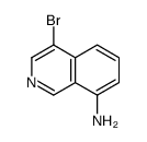 8-Isoquinolinamine,4-bromo-(9CI) structure