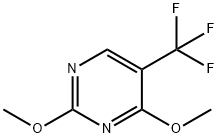 2,4-Dimethoxy-5-trifluoromethyl-pyrimidine结构式