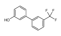 3-[3-(trifluoromethyl)phenyl]phenol结构式