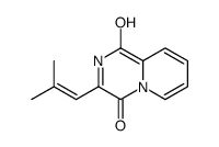 4H-Pyrido[1,2-a]pyrazin-4-one, 1-hydroxy-3-(2-methyl-1-propenyl)- (9CI)结构式