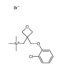 [3-[(2-chlorophenoxy)methyl]oxetan-3-yl]methyl-trimethylazanium,bromide结构式