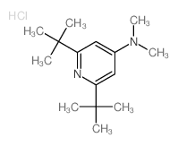 N,N-dimethyl-2,6-ditert-butyl-pyridin-4-amine structure