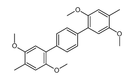 1-[4-(2,5-dimethoxy-4-methylphenyl)phenyl]-2,5-dimethoxy-4-methylbenzene结构式