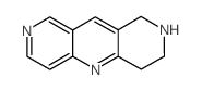 1,2,3,4-四氢吡啶并-[4,3-b]-[1,6]-萘啶结构式