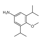 4-methoxy-3,5-di(propan-2-yl)aniline结构式