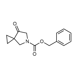 Benzyl7-oxo-5-azaspiro[2.4]heptane-5-carboxylate structure