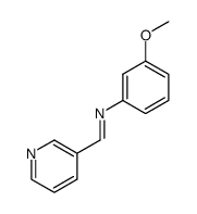 3-methoxy-N-(pyridin-3-ylmethylene)aniline Structure