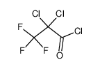 2,2-dichloro-3,3,3-trifluoro-propionyl chloride Structure