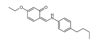 6-[(4-butylanilino)methylidene]-3-ethoxycyclohexa-2,4-dien-1-one结构式