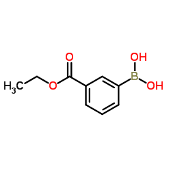 3-Ethoxycarbonylphenylboronic acid Structure