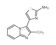 4-(2-methylimidazo[1,2-a]pyridin-3-yl)-1,3-thiazol-2-amine structure