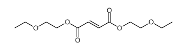 bis-(2-ethoxy-ethyl)-fumarate Structure