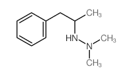 1,1-dimethyl-2-(1-phenylpropan-2-yl)hydrazine Structure