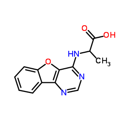 N-[1]Benzofuro[3,2-d]pyrimidin-4-ylalanine结构式