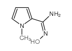 N'-羟基-1-甲基-1H-吡咯-2-甲酰亚胺酰胺结构式