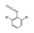 1,3-dibromo-2-isocyanatobenzene结构式