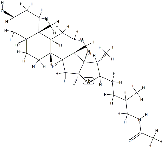 N-(3β-Hydroxy-5α-furostan-26-yl)acetamide picture