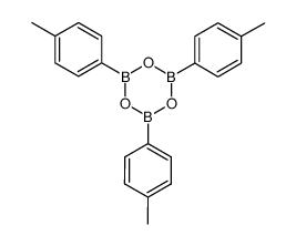 4-Methylphenyl boronic acid anhydride结构式