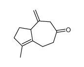 3-methyl-8-methylidene-2,4,5,8a-tetrahydro-1H-azulen-6-one Structure