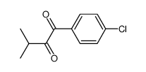 1-(p-Chlorphenyl)-3-methyl-butandion-(1,2)结构式