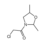 Oxazolidine, 3-(chloroacetyl)-2,5-dimethyl- (9CI) Structure