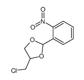 4-Chloromethyl-2-(2-nitrophenyl)-1,3-dioxolane结构式