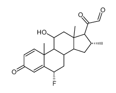 21-Dehydro Fluocortolone结构式