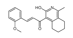 4-[(E)-3-(2-methoxyphenyl)prop-2-enoyl]-1-methyl-5,6,7,8-tetrahydro-2H-isoquinolin-3-one Structure