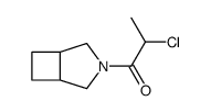 3-Azabicyclo[3.2.0]heptane, 3-(2-chloro-1-oxopropyl)- (9CI) Structure