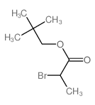 2,2-dimethylpropyl 2-bromopropanoate结构式