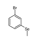 1-bromo-3-methylselanylbenzene结构式