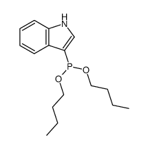 indol-3-yl-phosphonous acid dibutyl ester Structure