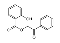 2-Hydroxybenzoic acid phenacyl ester结构式