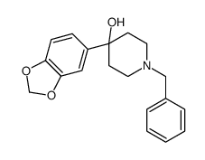 4-(1,3-benzodioxol-5-yl)-1-benzylpiperidin-4-ol Structure