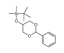 tert-butyl-dimethyl-[(2-phenyl-1,3-dioxan-5-yl)oxy]silane结构式