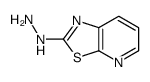 [1,3]thiazolo[5,4-b]pyridin-2-ylhydrazine Structure