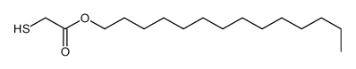 tetradecyl 2-sulfanylacetate Structure