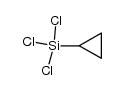 trichloro (cyclopropyl) silane结构式