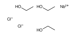dichloroniobium,ethanol Structure