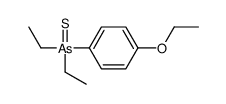 (4-ethoxyphenyl)-diethyl-sulfanylidene-λ5-arsane结构式