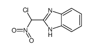 2-[chloro(nitro)methyl]-1H-benzimidazole结构式