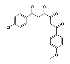 1-(4-Chlorophenyl)-6-(4-methoxyphenyl)-1,3,4,6-hexanetetrone structure